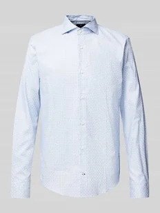 Koszula biznesowa o kroju slim fit z kołnierzykiem typu cutaway - Koszule męskie - miniaturka - grafika 1