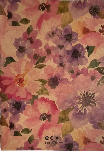 ZESZYT SZKOLNY A4/60K KRATKA ECO KWIATY PASSION FLOWERS ZIEMIA OBIECANA