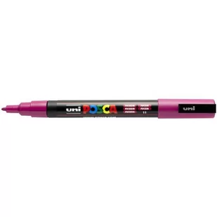 UNI ball POSCA marker (z delikatną końcówką okrągłą) zielone jabłko, Fuchsia PX202341000 - Markery do tablic - miniaturka - grafika 1