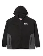 Kurtki męskie - Lonsdale Męska kurtka SALTASH z kapturem, czarny/Marl antracyt, 3XL - miniaturka - grafika 1