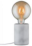 Lampy stojące - PAULMANN Biała, purystyczna marmurowa lampa stołowa Nordin - miniaturka - grafika 1