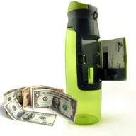 Shakery i bidony sportowe - Bidon ze Schowkiem na Pieniądze Dokumenty Klucze Do Biegania Sportowy 750ml - miniaturka - grafika 1