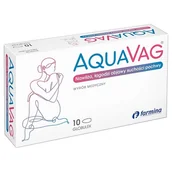 Układ moczowy i płciowy - Aquavag globulki dopochwowe x10 sztuk - miniaturka - grafika 1