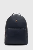 Plecaki - Tommy Hilfiger plecak damski kolor granatowy mały z aplikacją - miniaturka - grafika 1