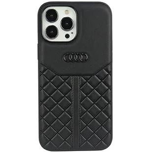 Audi Genuine Leather iPhone 13 Pro / 13 6.1" czarny/black hardcase AU-TPUPCIP13P-Q8/D1-BK - Etui i futerały do telefonów - miniaturka - grafika 1