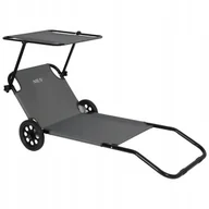 Leżaki ogrodowe - NC3307 LEŻAK SZARY NILS - miniaturka - grafika 1