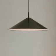 Lampy sufitowe - Lampa wisząca New Works LED Brolly, Ø 70 cm, czarna, aluminium - miniaturka - grafika 1