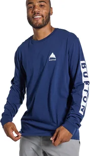 t-shirt męski BURTON ELITE LS Dress Blue - Koszulki męskie - miniaturka - grafika 1