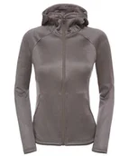 Bluzy damskie - North Face damska bluza z kapturem z agawy, królik szary wrzosowy, XL - miniaturka - grafika 1