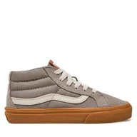 Sneakersy damskie - Sneakersy Vans SK8 Mid Reissue Szary - miniaturka - grafika 1