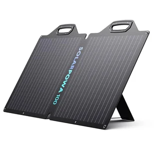 Bigblue SolarPowa 100 100W Foldable Solar Panel with Kickstands, 23.5% Energy Conversion Rate, IP65 Waterproof - Panele fotowoltaiczne - miniaturka - grafika 1
