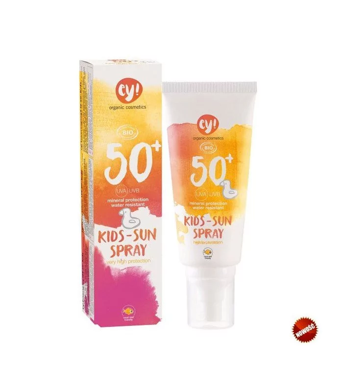 Eco Cosmetics Spray na słońce ey SPF 50 dla dzieci Eco Comsetics