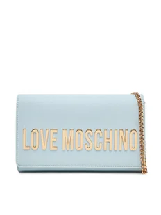 LOVE MOSCHINO Torebka JC4103PP1MKD0712 Błękitny - Torebki damskie - miniaturka - grafika 1