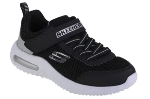 Skechers Bounder-Tech 403748L-BKSL, dla chłopca, buty sneakers, Czarne - Moda i Uroda OUTLET - miniaturka - grafika 1