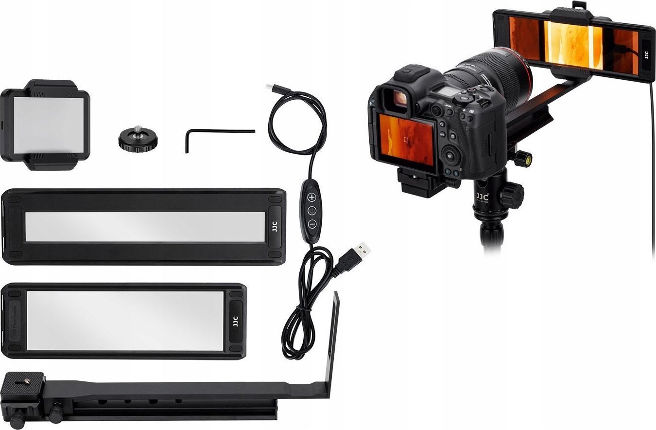 JJC Skaner LED Negatywów Slajdów Filmów 135 120 mm 35mm 135mm 120mm na JPG / FDA-S2