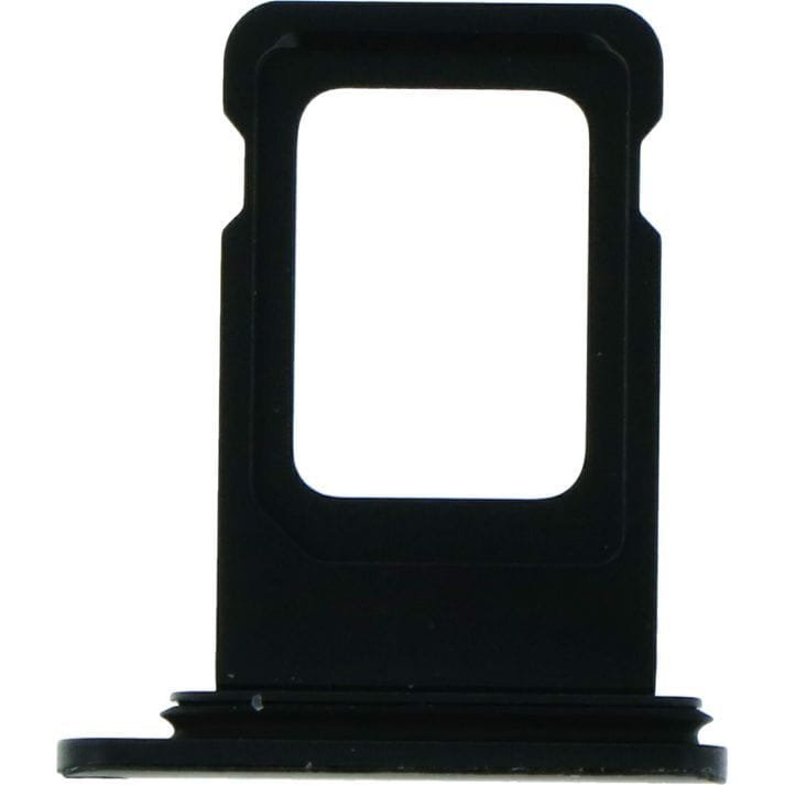 Tacka, slot na kartę SIM z uszczelką do iPhone XR, czarna ORG