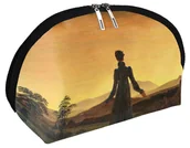 Kosmetyczki, organizery i kuferki - Kosmetyczka Kobieta na tle zachodzącego słońca Caspar David Friedrich - miniaturka - grafika 1