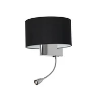 Lampy ścienne - Milagro Casino Black ML6378 kinkiet lampa ścienna 1x1W LED czarny - miniaturka - grafika 1