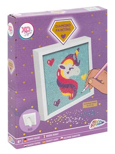 Obraz Diamentowy Jednorożec, W Tym Ramka 15X15 Cm - Zabawki interaktywne dla dzieci - miniaturka - grafika 1