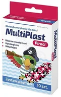 Apteczki i materiały opatrunkowe - SILESIAN PHARMA SP ZOO Rodzina Zdrowia MultiPlast plastry dla dzieci Piraci x 10 szt - miniaturka - grafika 1
