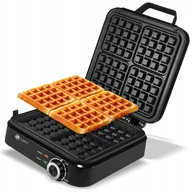 Gofrownice - GOFROWNICA 4 GOFRY REGULACJA TEMPERATURY MOCNA NIEPRZYWIERAJĄCE PŁYTY - miniaturka - grafika 1