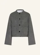 Marynarki i żakiety damskie - Mrs & Hugs Żakiet Pudełkowy grau - miniaturka - grafika 1