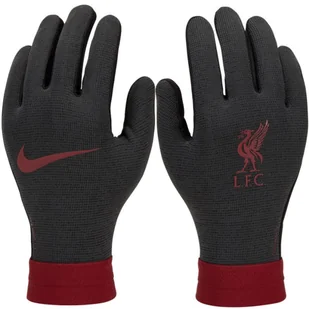 Rękawiczki Nike Liverpool FC Thermafit HO23 Jr (kolor Czarny, rozmiar S) - Rękawiczki - miniaturka - grafika 1