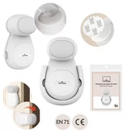 Zabezpieczenia dla dzieci - Stoper odbojnik klin automatyczny zabezpieczenie blokada do drzwi SafeTeddy - miniaturka - grafika 1