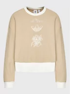 Bluzy damskie - adidas Polar HM1607 Beżowy Regular Fit - miniaturka - grafika 1