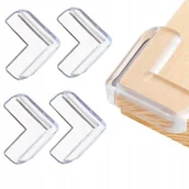 Zabezpieczenia dla dzieci - Zabezpieczenie Narożników Silikonowe Kantów 4 Szt - miniaturka - grafika 1