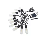 Lampy ogrodowe - LED Łańcuch solarny 10xLED/5,94m IP44 ciepła biel - miniaturka - grafika 1