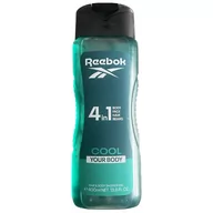 Kosmetyki do kąpieli - Reebok, Cool Your Body 4w1, Odświeżający Żel pod Prysznic, 400ML - miniaturka - grafika 1