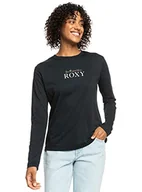Koszulki i topy damskie - ROXY Modna koszulka damska czarna M - miniaturka - grafika 1