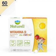 Witaminy i minerały - Naturell Witamina D dla dzieci w dwupaku 2 x 60 tabl - miniaturka - grafika 1