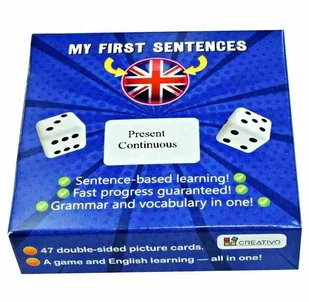 Moje pierwsze zdania po angielsku Present Continus - książka - Rozmówki - miniaturka - grafika 1
