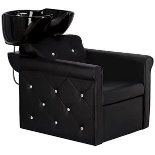 Myjnia myjka fryzjerska barberska Milo do salonu fryzjerskiego barberskiego ruchoma misa ceramiczna armatura bateria słuchawka - Myjki fryzjerskie - miniaturka - grafika 1