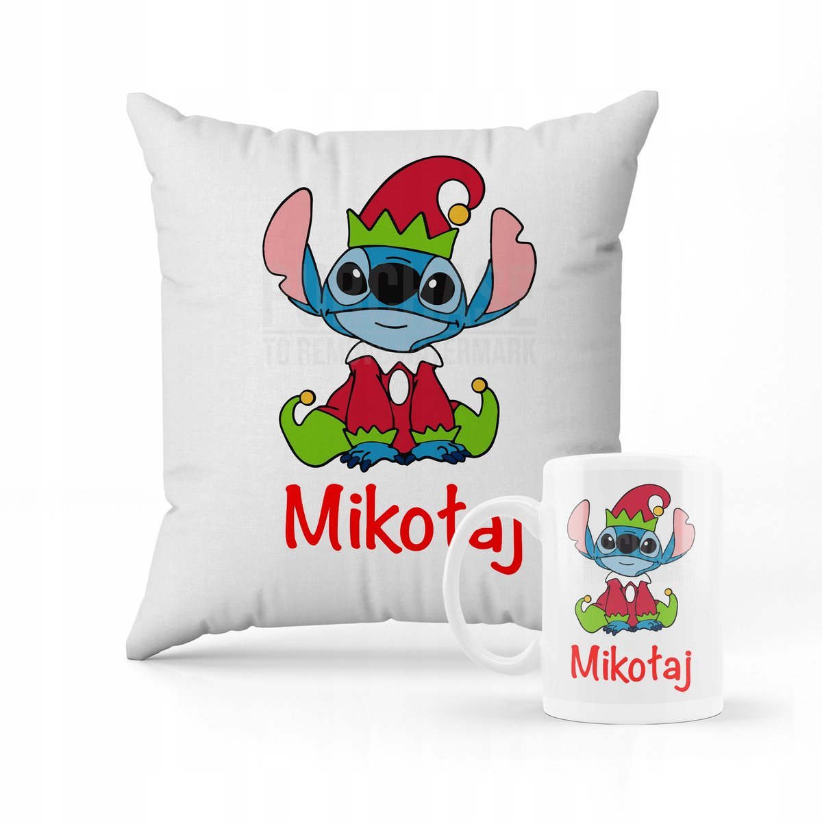 ZESTAW PODUSZKA + KUBEK Z Nadrukiem Prezent Stich Stitch Lilo Bajka #6