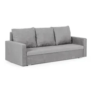 Sofy i kanapy - Kanapa sofa 3 os z funkcją spania  sprężyny bonell DELTA szara - miniaturka - grafika 1
