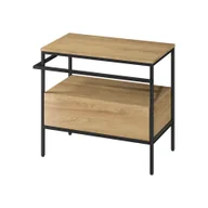 Szafki łazienkowe - Zestaw mebli łazienkowych Komfort Garda 80 cm jasne drewno - miniaturka - grafika 1