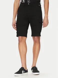 Blend Szorty jeansowe 20718127 Czarny Regular Fit - Spodenki męskie - miniaturka - grafika 1