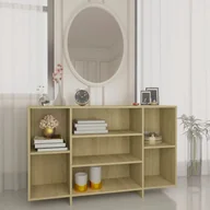 Szafki do salonu - Lumarko Szafka, dąb sonoma, 120x30x75 cm, płyta wiórowa - miniaturka - grafika 1