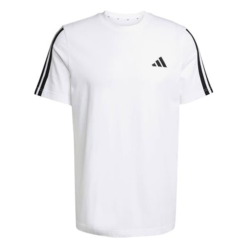 adidas Mężczyźni ADIDAS MEN 3-STRIPES T-SHIRT, white, XS