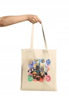 Torebki damskie - TORBA SHOPPER MATERIAŁOWA NA RAMIĘ PREZENT HAR RY POT TER FILMY RÓŻNE WZORY - miniaturka - grafika 1