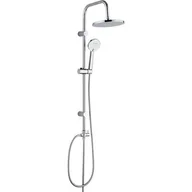 Panele prysznicowe - Kolumna natryskowa, 2-funkcyjna słuchawka, chrom LESTE chrom - miniaturka - grafika 1