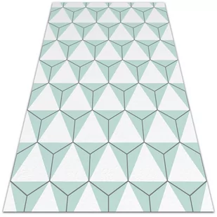 Uniwersalny dywan winylowy Akwarelowe hexagony 150x225 cm - Dywany - miniaturka - grafika 1