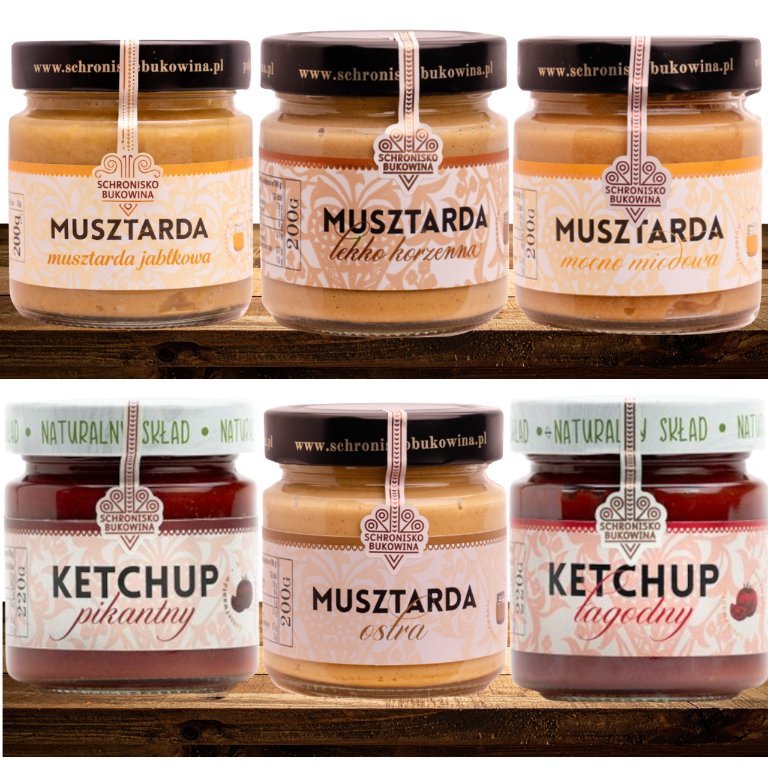 Zestaw sosów na grilla- Schronisko Bukowina