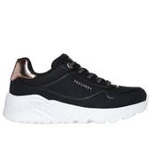 Trampki damskie - Buty dziecięce Skechers Uno Lite 310384LBLK - czarne - miniaturka - grafika 1
