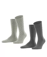 Skarpetki męskie - ESPRIT Fine Dot 2-Pack skarpety męskie bawełna organiczna trwałe wielokolorowe fantazyjny wzór średniej łydki na lato lub zimę, zestaw 2 par, Wielokolorowy (Wyjście 50), 39-42 EU - miniaturka - grafika 1