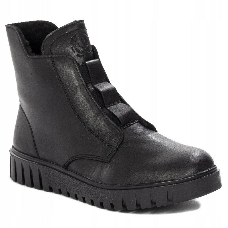 Botki Rieker Y3458-00 Black ocieplane czarne r.38