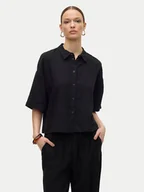 Koszule damskie - Vero Moda Koszula Linn 10306820 Czarny Relaxed Fit - miniaturka - grafika 1